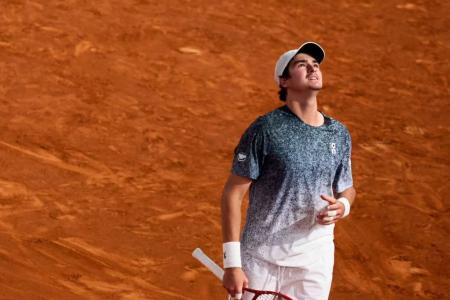 João Fonseca em ação no Masters 1000 de Roma
