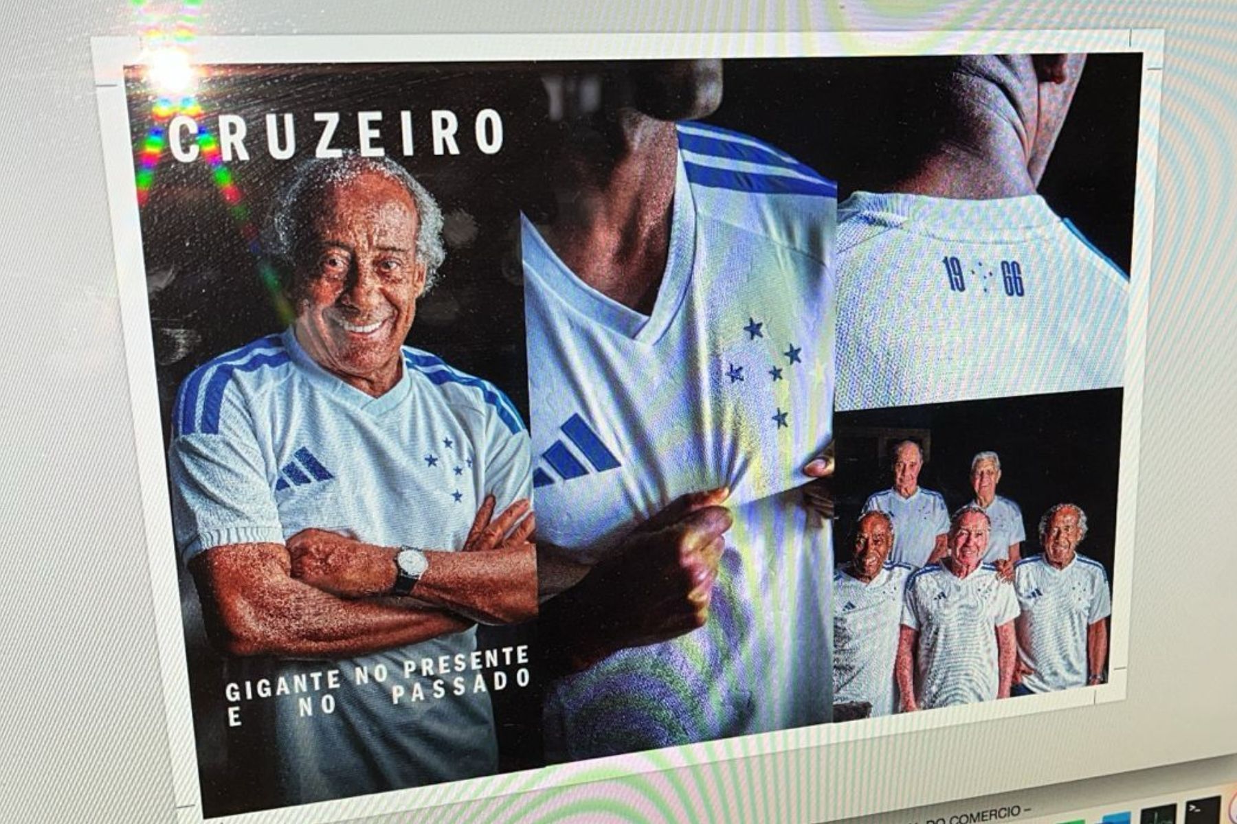 Nova camisa branca do Cruzeiro tem modelo vazado nas redes; veja imagens
