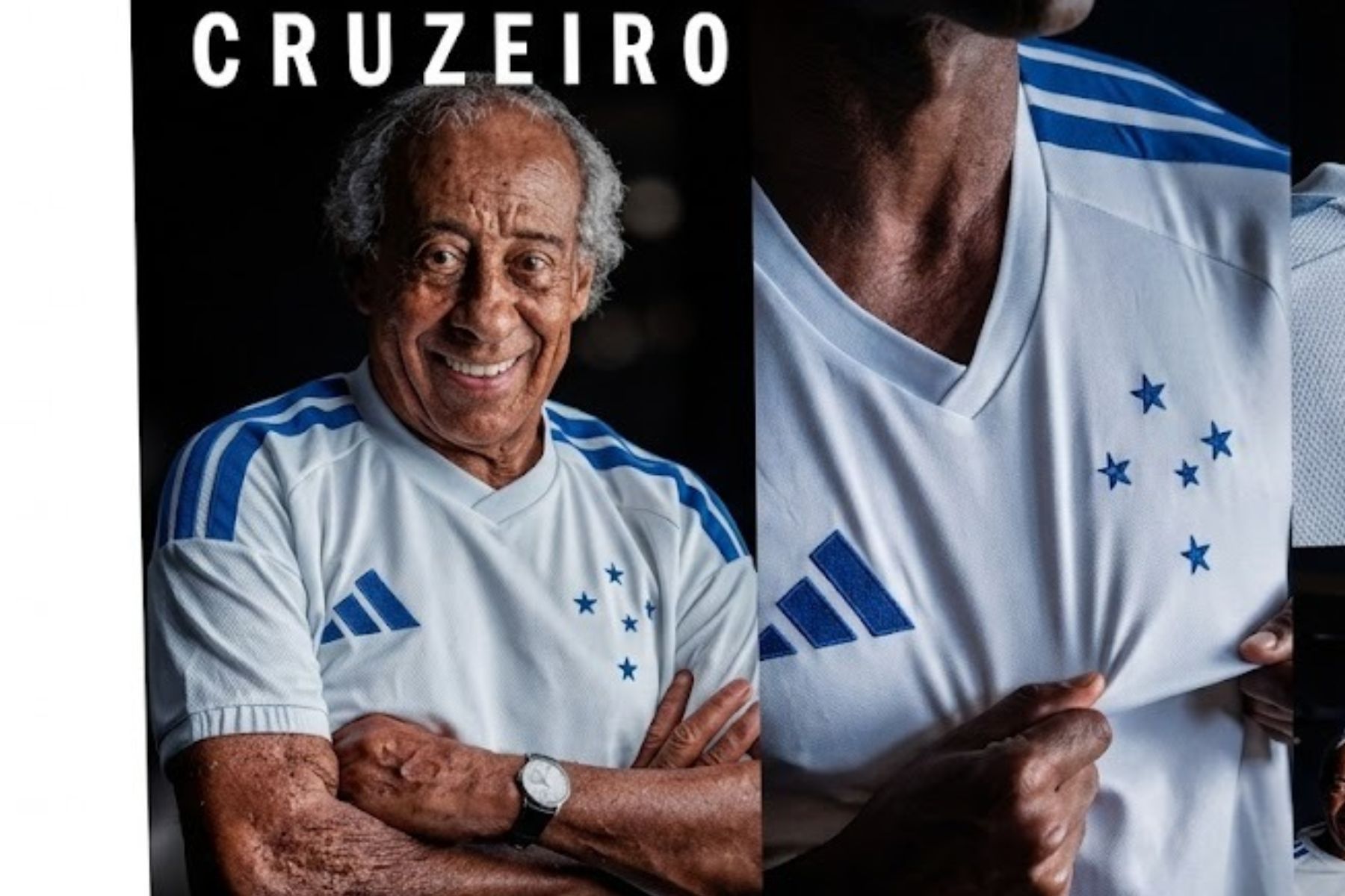 Nova camisa branca do Cruzeiro tem modelo vazado nas redes; veja imagens