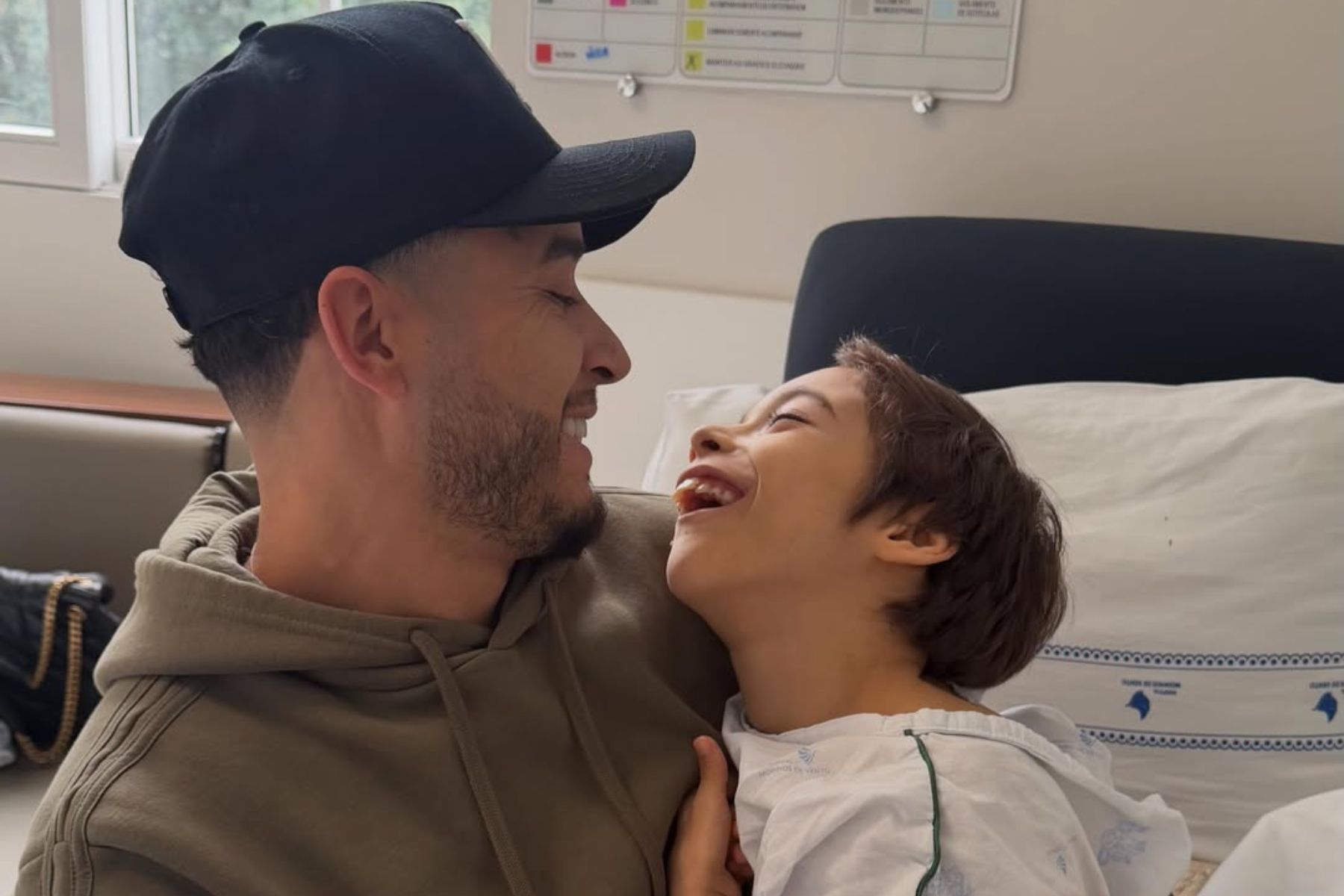 William atualiza estado de saúde do filho, abre o coração e manda recado ao Cruzeiro