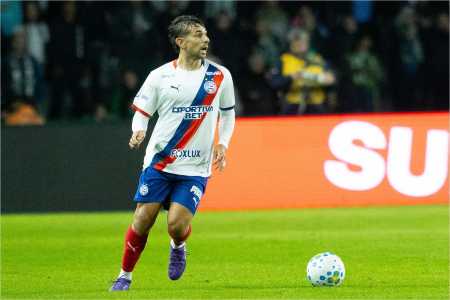 Acevedo em jogo do Bahia x Coritiba