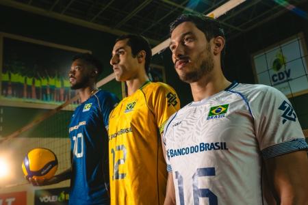 Novos uniformes da Seleção Brasileira de vôlei para a temporada de 2026