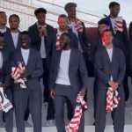 Seleção dos EUA se apresenta para a Copa e ‘ganha’ show de rapper em Nova York