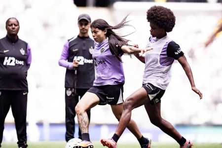 Treino das Vingadoras na Arena MRV