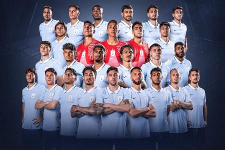 Convocados do Uruguai para a Copa do Mundo 2026 • Reprodução/X Uruguai