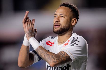 Neymar Jr. em jogo pelo Santos