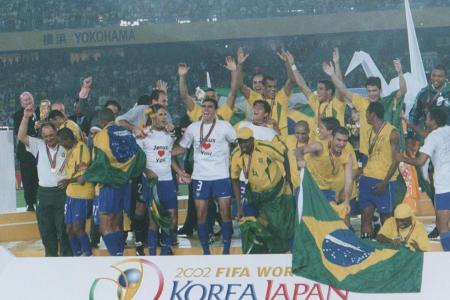 Seleção Brasileira em comemeração ao pentacampeonato 2002