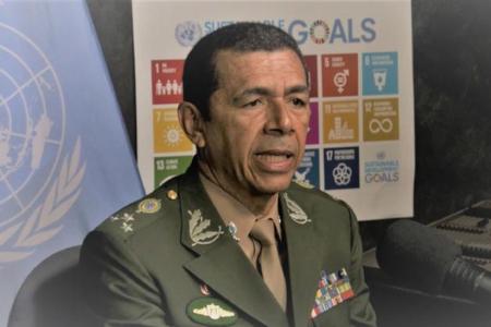 Na foto, Miranda Filho enquanto comandava missão da ONU na República Democrática do Congo