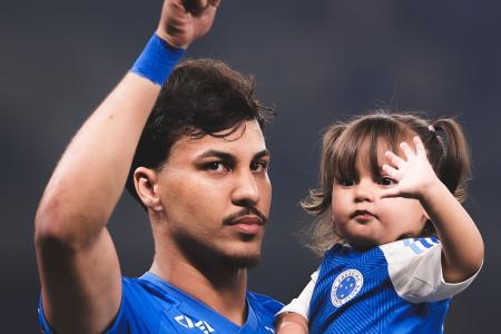 Kaio Jorge, atacante do Cruzeiro, em clássico no Mineirão