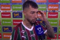 Destaque da classificação do Fluminense, Lucho celebra vitória na Copa do Brasil