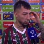 Destaque da classificação do Fluminense, Lucho celebra vitória na Copa do Brasil