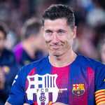 Em clima de despedida, Lewandowski é homenageado e se declara ao Barcelona no Camp Nou