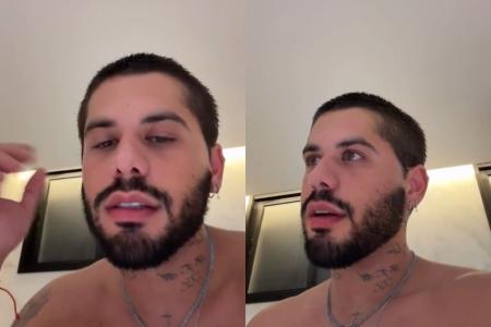 Zé Felipe esclareceu ausência