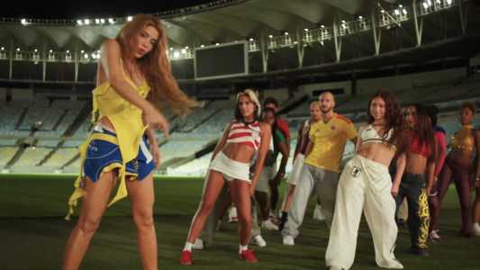 Videoclipe foi gravado no Estádio Maracanã