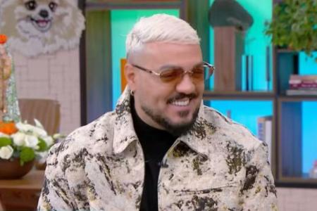 Belo durante participação no programa 'Mais Você'