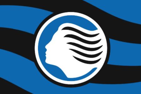 Novo escudo da Atalanta, com "La Dea" como foco