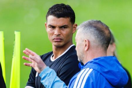 Thiago Silva em curso da Licença A da UEFA na Escócia