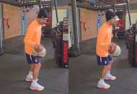 Em recuperação após fratura, Arrascaeta faz trabalho com bola de basquete e mira Copa