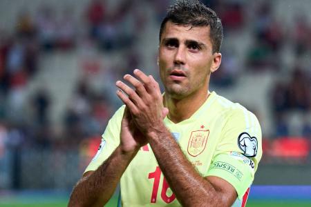 Rodri em atuação pela Seleção Espanhola