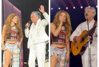 Shakira canta com Maria Bethânia e Caetano Veloso em ensaio para megashow no RJ