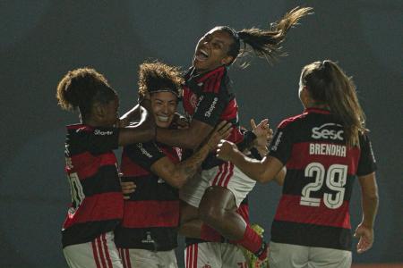 Flamengo está em quinto lugar no Campeonato Brasileiro Feminino