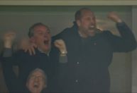 Príncipe da Inglaterra assiste a jogo da Liga Europa e vai à 'loucura' com gol