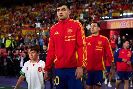 Pedri em atuação pela Seleção Espanhola