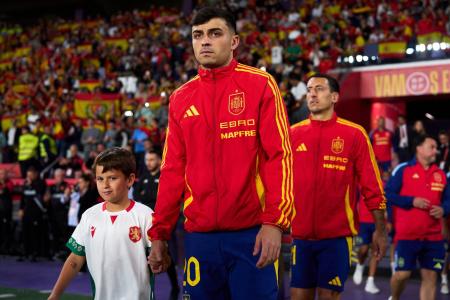 Pedri em atuação pela Seleção Espanhola