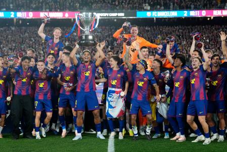 Barcelona é campeão de LaLiga 2025/26