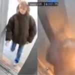 Carregador portátil pega fogo dentro de elevador, e mulher escapa por pouco; veja vídeo
