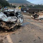 Vídeo: Acidente grave deixa pelo menos um morto e dois feridos na BR-262, no interior de MG