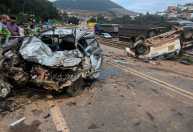 Vídeo: Acidente grave deixa pelo menos um morto e dois feridos na BR-262, no interior de MG