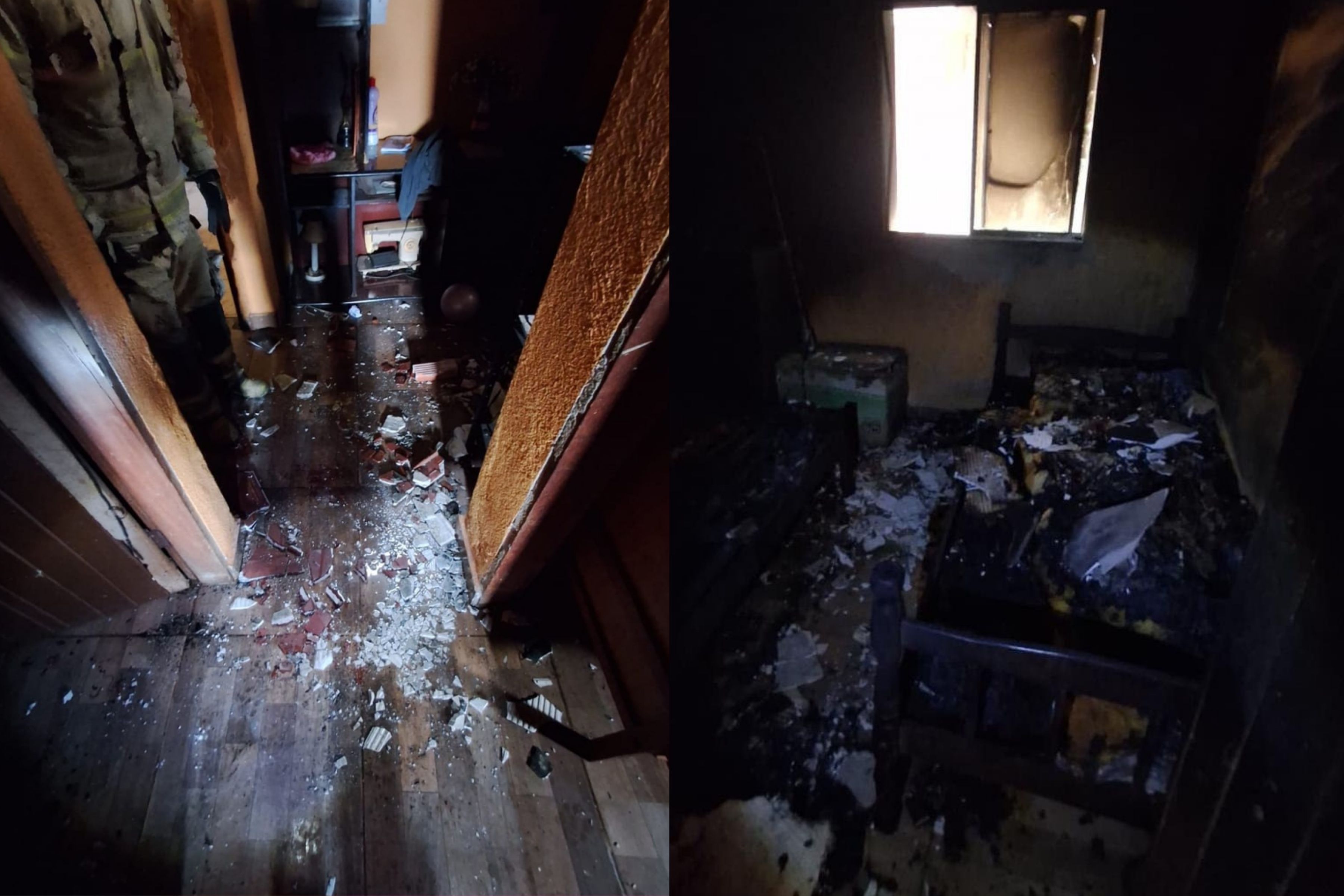 Adolescente morre carbonizado após casa pegar fogo no interior de MG
