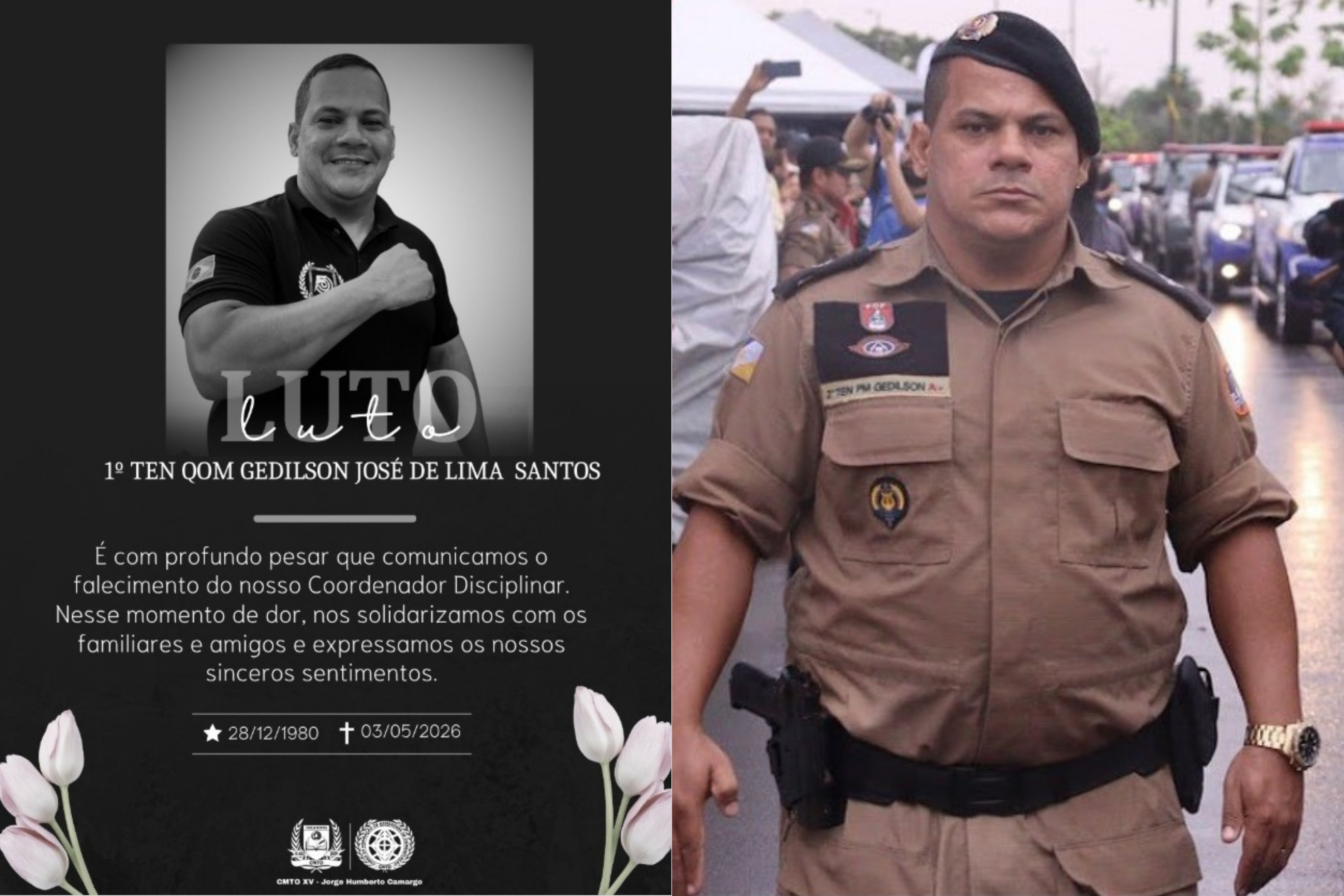 Policial morre após sofrer queimaduras enquanto fritava peixes no Tocantins