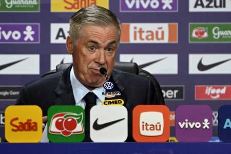Carlo Ancelotti, técnico da Seleção Brasileira