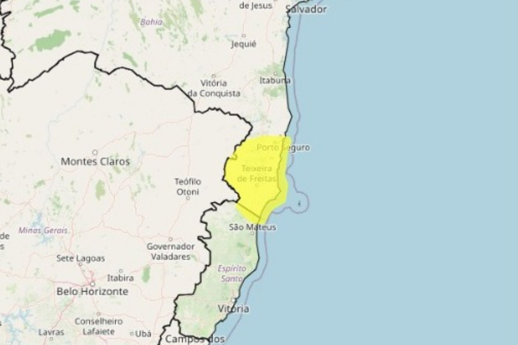Cidades mineiras estão sob alerta de chuvas intensas nesta sexta (22)