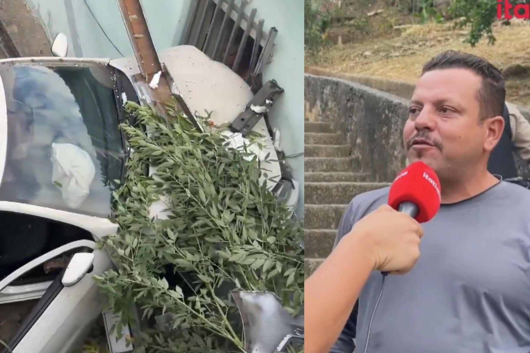 'Tirar carro que caiu sobre casa é mais difícil que remover avião', diz operador de guindaste