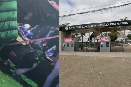 O Parque de Exposições Virgílio José Gazire está localizado no Centro de Itabira