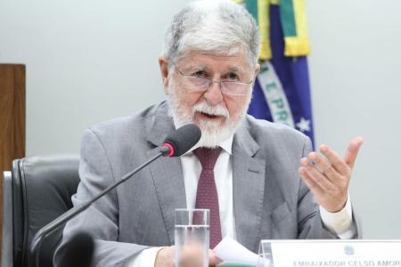 O assessor-chefe da Assessoria Especial da Presidência, Celso Amorim