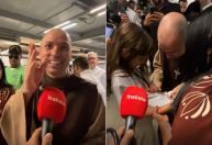 No 'Cristo é Show', em BH, Frei Gilson dá autógrafo a fã mirim e manda recado para mineiros