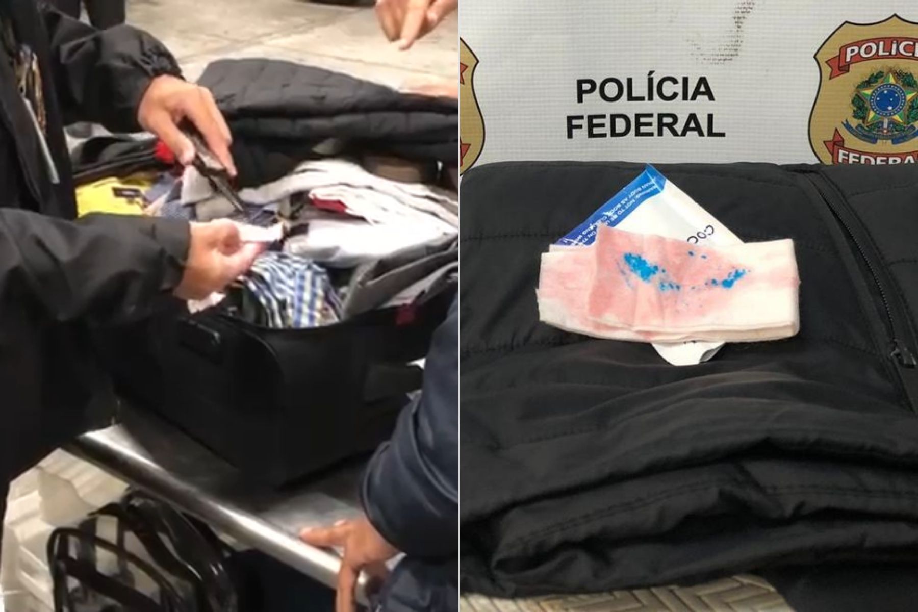 Colombiano é preso com 3 kg de cocaína no Galeão, no Rio