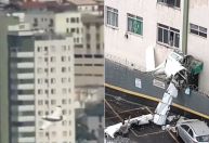 Vídeo flagra momento em que avião bate em prédio e cai em BH; veja