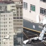 Vídeo flagra momento em que avião bate em prédio e cai em BH; veja