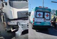 Batida entre caminhão e ambulância termina com ameaça na BR-040: 'Tiro na cara'