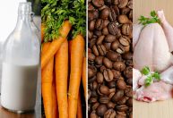 Leite e hortifrutis puxam inflação de alimentos em abril, mas café e frango caem