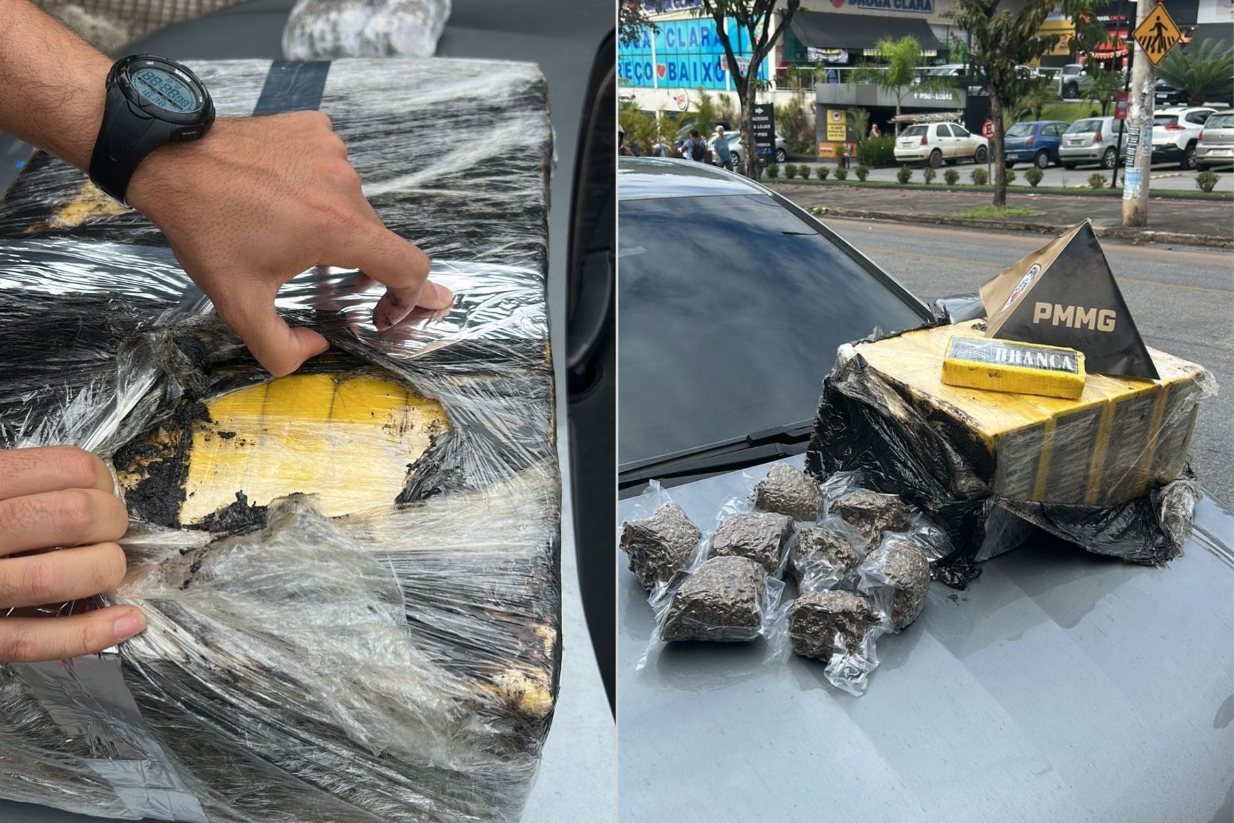 Homem é preso com grande quantidade de drogas durante blitz na região Norte de BH