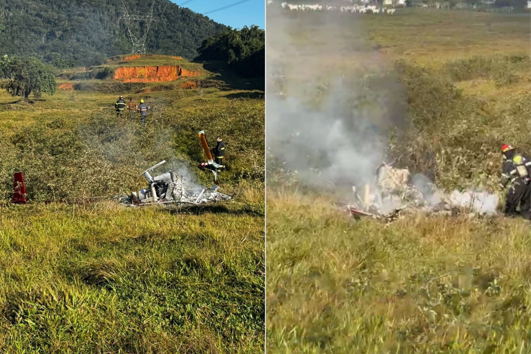 Vítima de queda de helicóptero em Santa Catarina é identificada; acidente é investigado