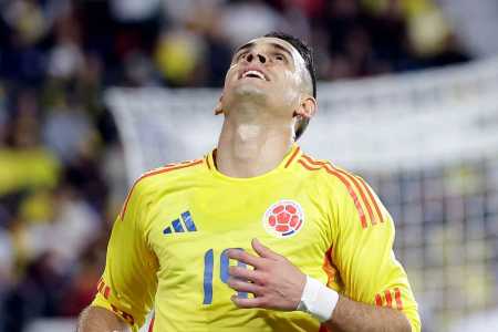Borré pela Seleção Colombiana na última data Fifa