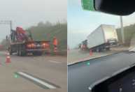Motorista de caminhão morre em acidente na BR-381, na Grande BH