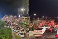 Trânsito fica caótico na Avenida Cristiano Machado, em BH, após acidente